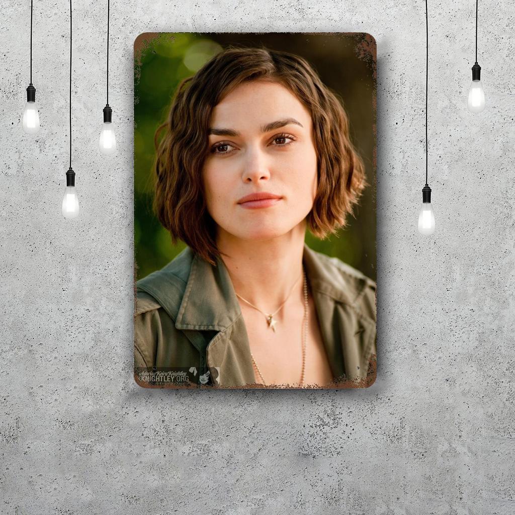keira knightley Decor Vintage Metal Signs Tin Signs Captain Poster Decor for Bar Pub Club Man Cave Wall Decoration