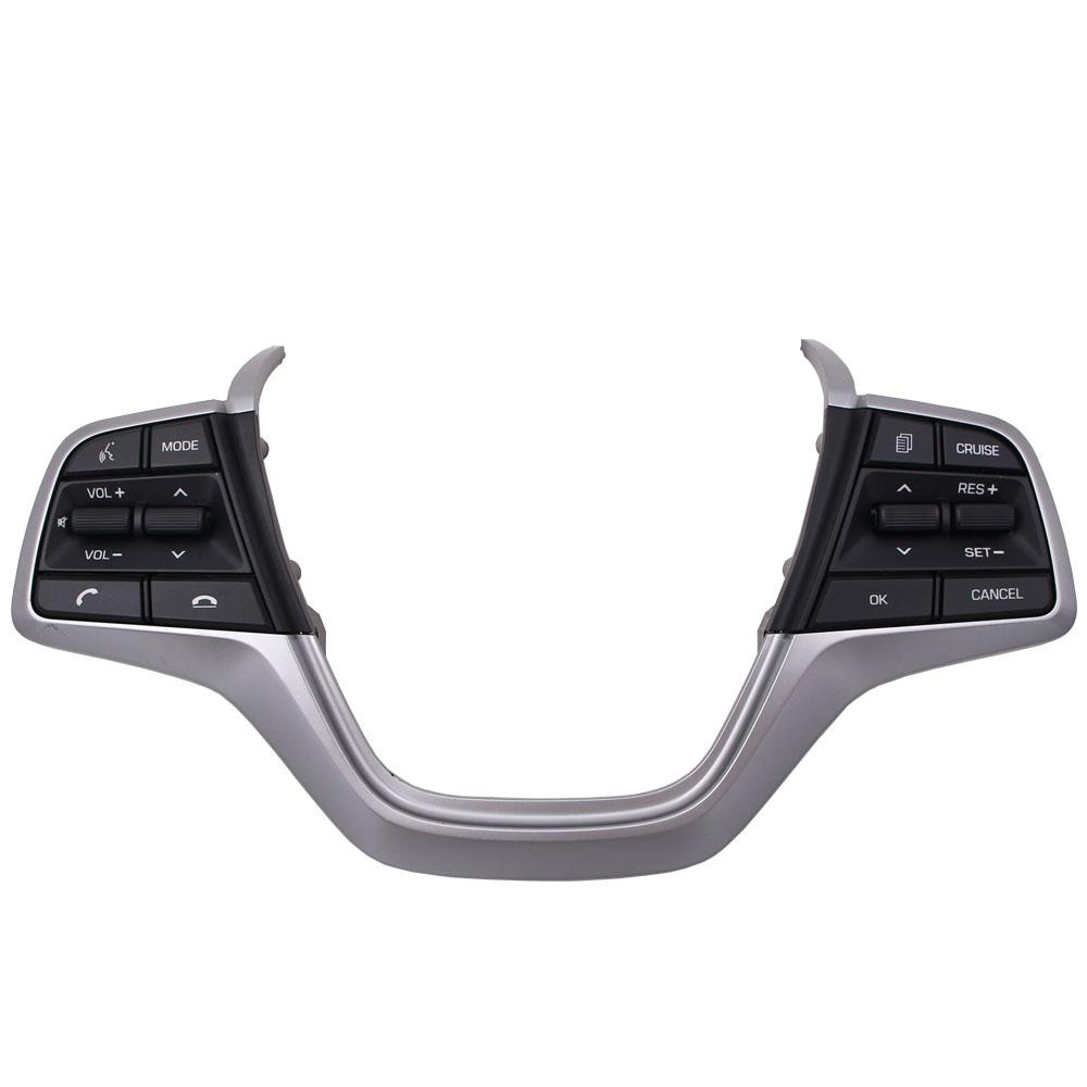 Для Hyundai Elantra AD автомобильный Bluetooth телефон круиз-контроль кнопки на руле переключатель черный