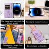 Подходит для iPhone 17 кожаный чехол с тиснением одуванчика, Apple 16 PRO, Samsung S26 флип-чехол для телефона с карманом для карт