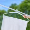Extendable Rotating Clothes Drying Rack With Non-Marking Design For Towels Bed Sheets Blankets Space Saving Laundry Organizer