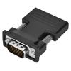Адаптер-преобразователь 1080P HDMI (розетка) на VGA (вилка) с аудиовыходом
