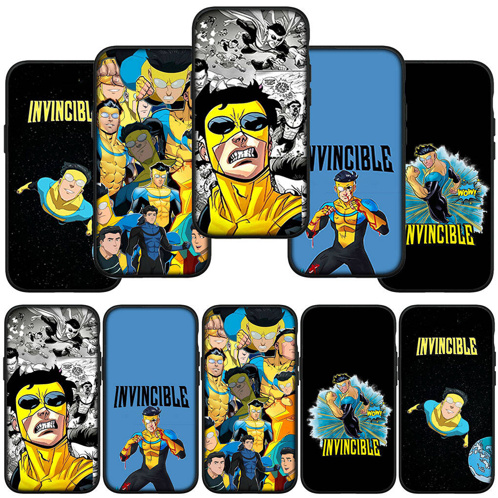 Phone Case for Samsung Galaxy S25 S23 S22 S24 Ultra FE A05 A06 A15 A16 A36 A37 A35 A54 A55 A56 A57 A25 A26 A53 A17 Funda I-Invincibles Collage Cover
