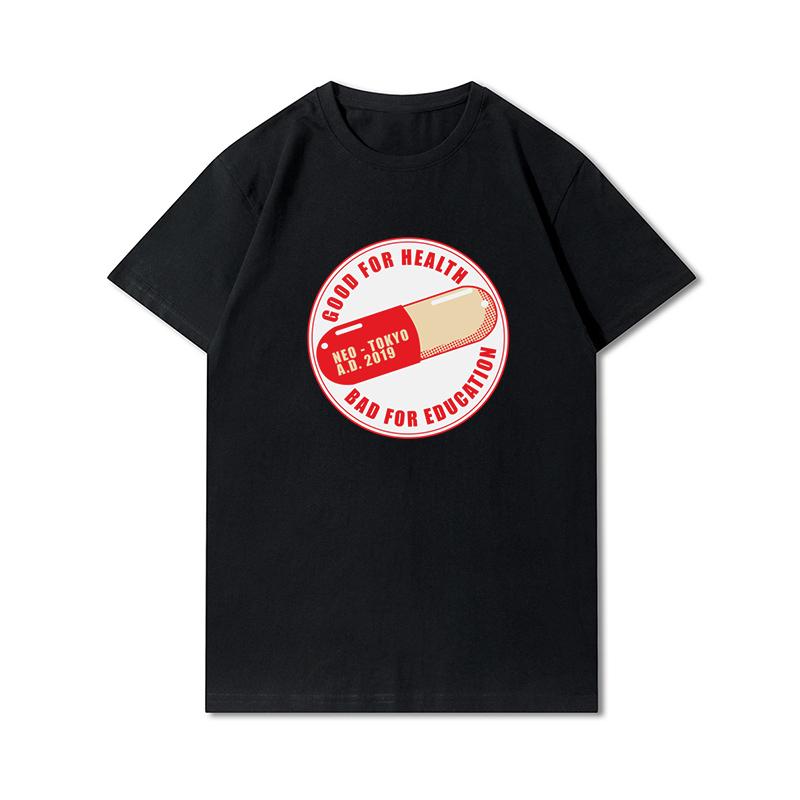 Летние мужские футболки с графическим рисунком, мужские футболки в стиле Харадзюку, винтажные футболки с короткими рукавами, черные рубашки унисекс большого размера