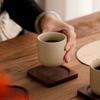 Ceramic Teacup Bowl Wooden Tea Drinking Cup Drinkware Coffee Cup  Juice