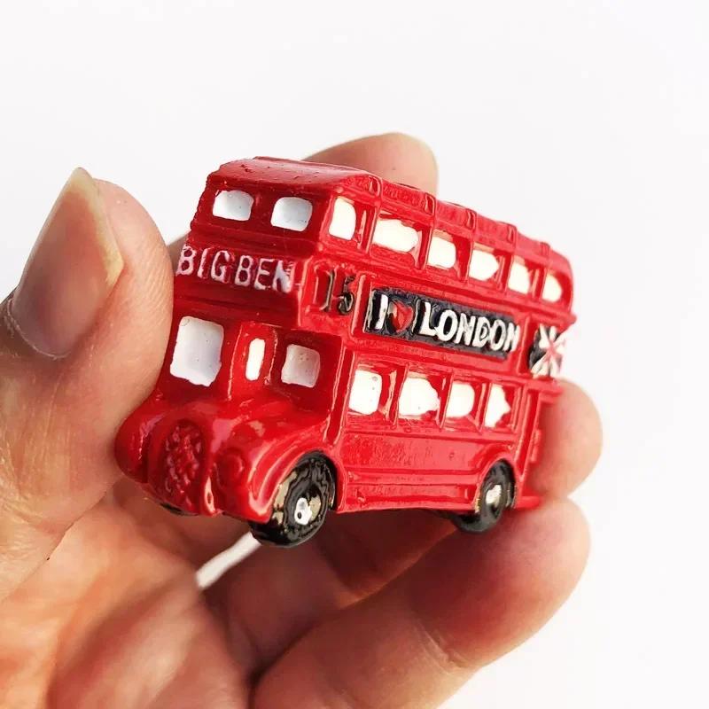 Британский Лондон Биг Бен Туризм Мемориал Англия Шотландия автобус Наклейки на холодильник Манчестер Виндзор Магнит на холодильник Коллекция Подарки