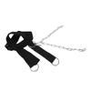 Head Muscle Strength Harness for Weight Training Head and Neck Training Headband with Adjustable Steel Chain and Strap