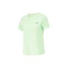 Li Ning Running Series Solid Color Quick-Dry Crew Neck Short Sleeve Raglan T-Shirt Women Tops Fairy-Fruit-Green ATSU202-5