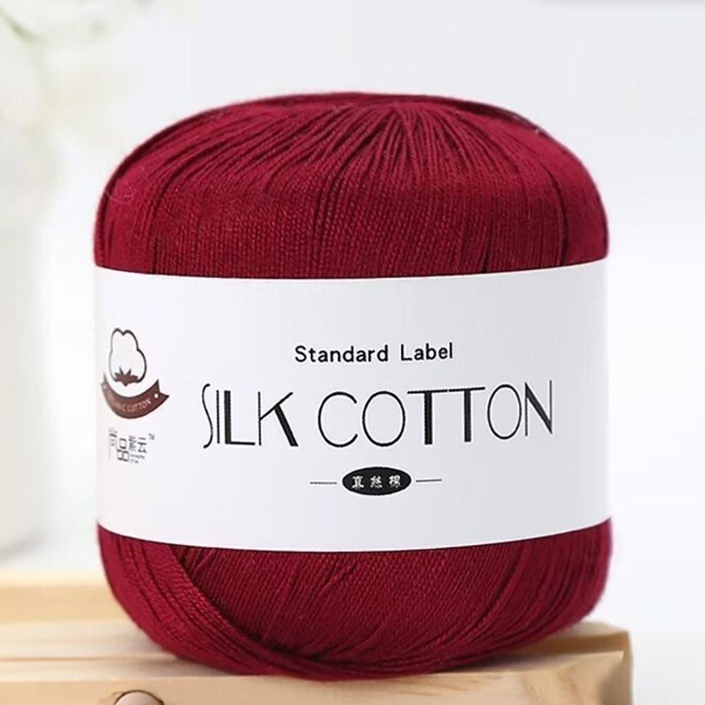 Мягкий Молочный Хлопок DIY Пряжа для Вязания Ручная Вязка Крючком Вязание Рукоделие