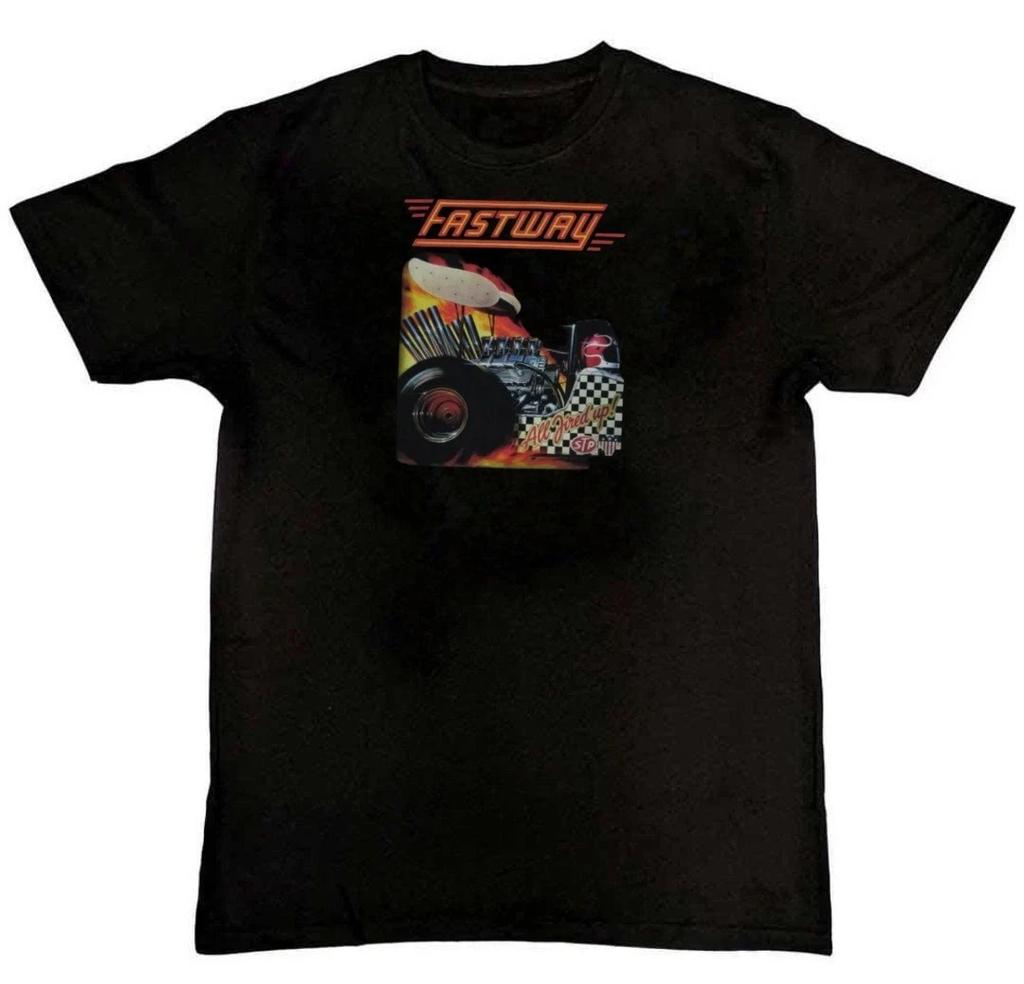 Men's and Women's T-shirts Fastway - All Fired Up Tour'84 Unisex Graphic Mens T-Shirt S M L XL 2 3 4 XL