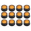 12PCS Air Compressor Intake Paper Filter Elements Rubber Air Compressor Intake Filter Silencer