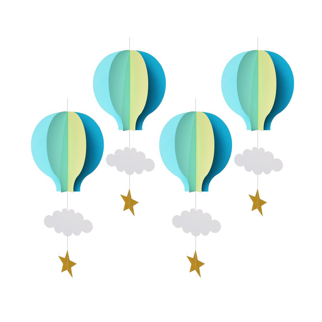 3D Подвесной бумажный кулон в виде воздушного шара для вечеринки, собрания, дня рождения, настенное/потолочное подвесное украшение для формального мероприятия