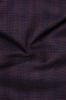 Блейзер Woolrich Bandhgala с тонкой клеткой цвета Thunder Brown и планкой на пуговицах
