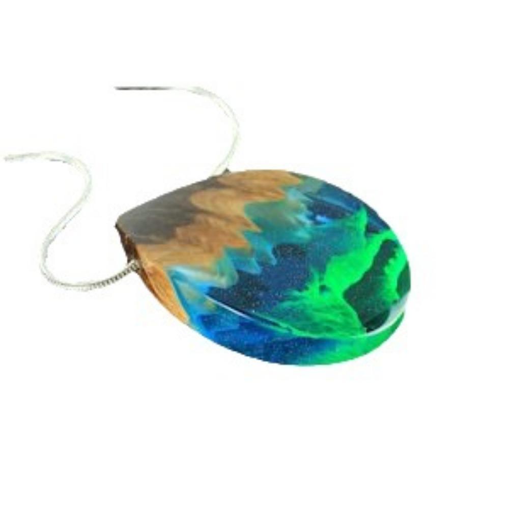 Подвеска из смолы JMXD-log, звездный свет, полярное сияние, пара, подарок на день рождения, праздник.