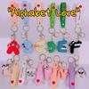 Alphabet Lore Kids Keyring Stickers Toys Pendant Figures Gift