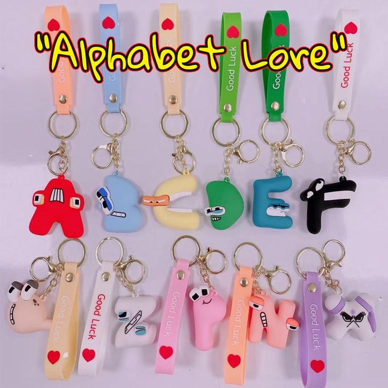 Alphabet Lore Kids Keyring Stickers Toys Pendant Figures Gift