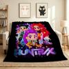 Huntrix Heroes Flannel Blanket Throw Blanket Soft Warm Sofa Bed Camping Home Decor Unique Christmas Gift C9211286