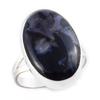 Natural Gabbro Stone Gemstone Handmade 925 Solid Sterling Silver Ring S.9 F5t75