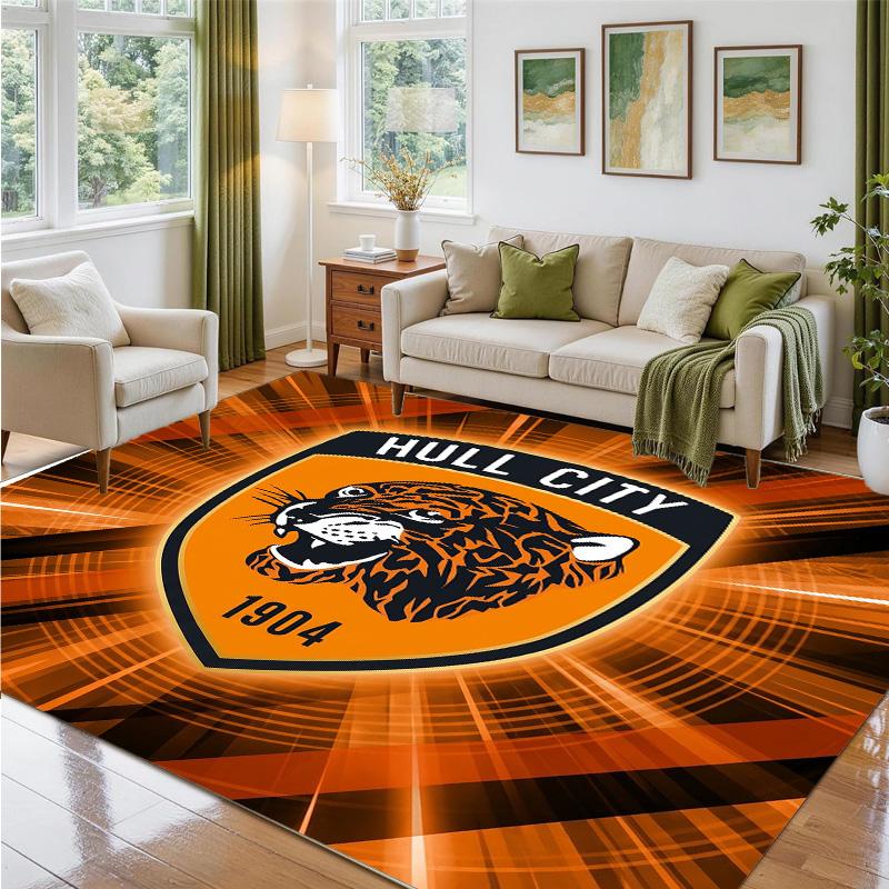 Hull FC Design Crystal Velvet Rug Soft Decorative Mat for Bedroom Entrance