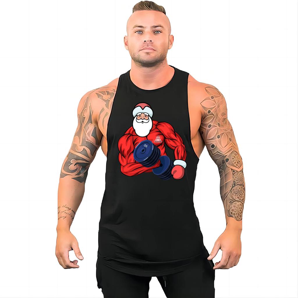 Мужской жилет для фитнеса Four Seasons, спортивный стиль, удобный дышащий жилет, разноцветный спортивный костюм с забавным принтом, быстросохнущий топ