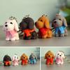 Cute Dog Scarf Pendant Keychain Car Bag Wallet Key Ring Gift Accessory