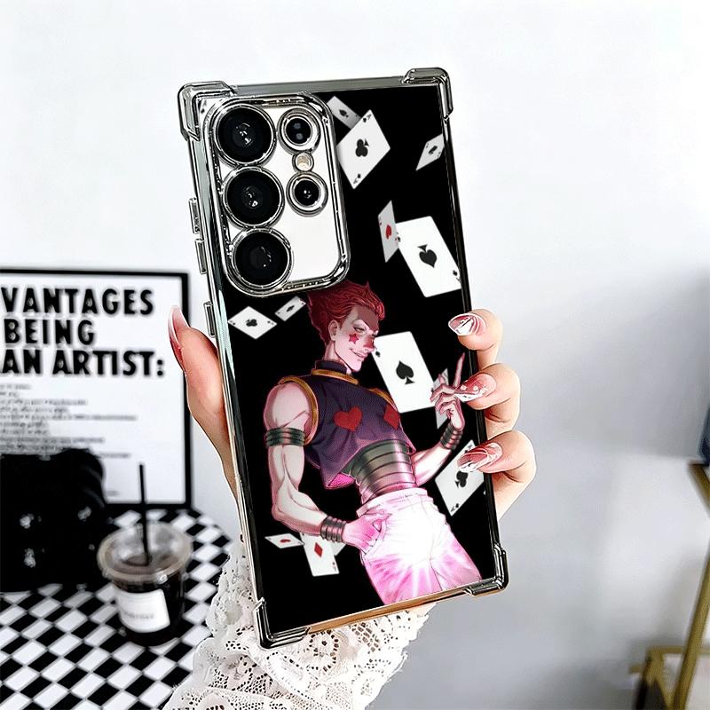 Чехол для телефона Hunter X-Hunters Hisoka Мягкий для Samsung Galaxy S26 Ultra S25 Edge S24 FE S23 Plus S22 S21 + S20 Покрытие Защита от падения Fu