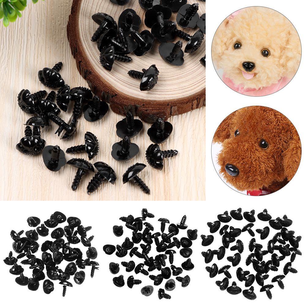 40pcs New Bear Buttons DIY Tool Dolls Accessories Safety Parts Dog Noses Doll Noses