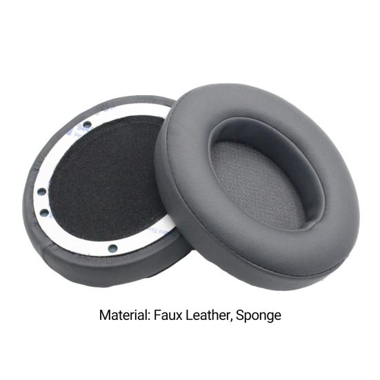 1 Pair Ear Pads Soft Faux Leather Headphone Ear Cushion Replacement Headset Accessory for Beats-Studio 2.0/3.0