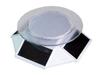 Platz Solar Turntable 120 White W145 X D157 X H37mm Table Diameter Load Capacity 200g or Less Display Accessories (Turning 80mm, 120mm) PMM-12wh