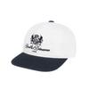 ROND&DEMARRER [Unisex] Heritage Crest Snapback (White)