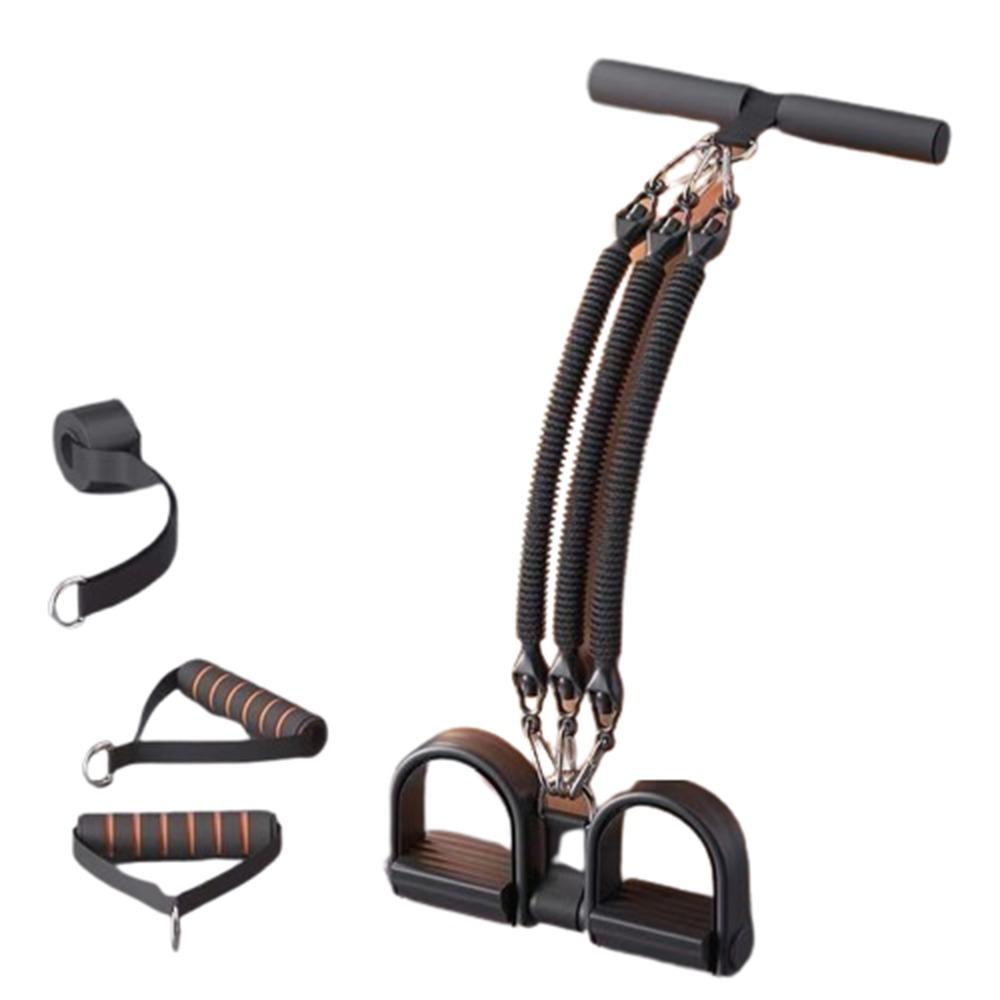 2/3/4-прядный педальный тренажер для подтягивания и скручивания, для похудения живота, 50/75/100 фунтов, педальный эспандер, многофункциональный, сверхпрочный