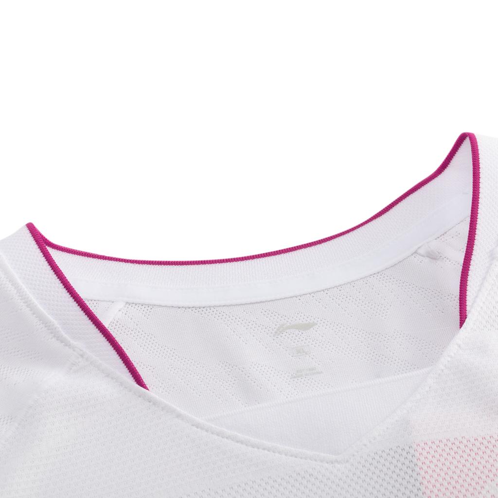 Li Ning Badminton Collection Badminton Jersey Unisex Standard White AAYU223-2
