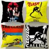 Классическая группа The Clash Наволочка Мягкая и Легко стирающаяся – Универсальная для Дивана, Кровати, Путешествий и Офиса
