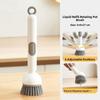 Press Out Liquid Refillable Liquid Washing Brush Dishwashing Brush  Kitchen Pots Dishes Sink