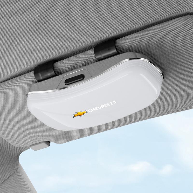 Car Glasses Clip Sunglasses Box Genesis Sun Visor Eyeglasses Card Ticket Holder For Chevrolet CRUZE Spark Captiva Epica SS Onix