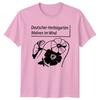 Deutscher Herbstgarten Malven Im Wind Unisexs TShirt Botanical Floral Gardening