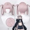 Anime Nanakusa Nazuna Cosplay Wig 37cm Pink Grey Wigs Heat Resistant Synthetic Hair