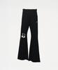 KAMIYA Girl Patch Bootcut Sweat Pants - Black