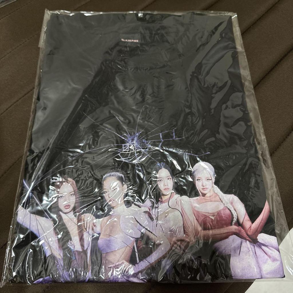[USED] BLACKPINK PINK VENOM Long Sleeve T-Shirt Size L