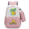 Pokemon Cartoon Printed Backpack Pencil Bag Elementary School Student Junior School Bag Backpack