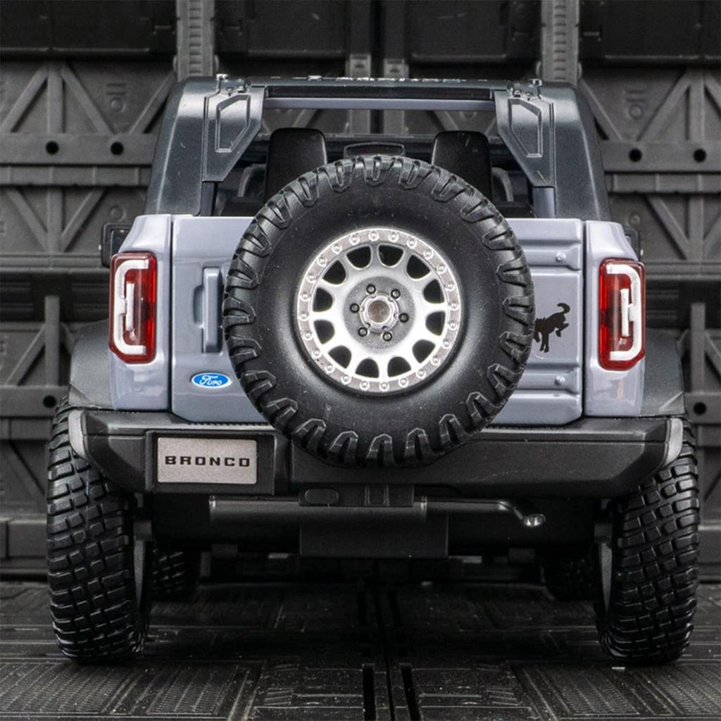 Масштаб 1/32 Ford Bronco Lima SUV, литая под давлением модель автомобиля, игрушечный автомобиль с откатным механизмом, звуком и светом для детей, коллекция подарков для мальчиков и девочек