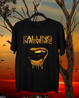Falling In Reverse Just Like You 2015 Черная футболка с коротким рукавом Все размеры AH475 Унисекс футболка