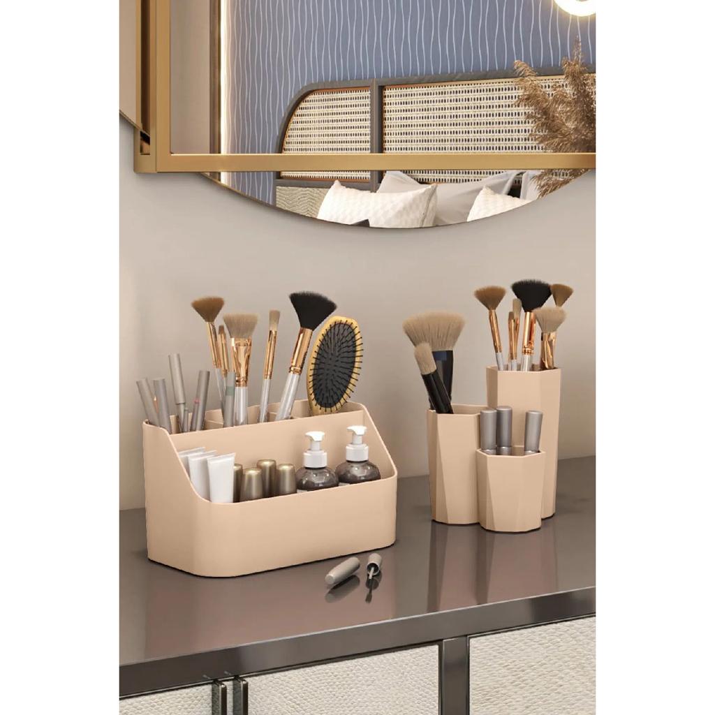 Двойной органайзер для макияжа, косметический органайзер и органайзер для ванной комнаты