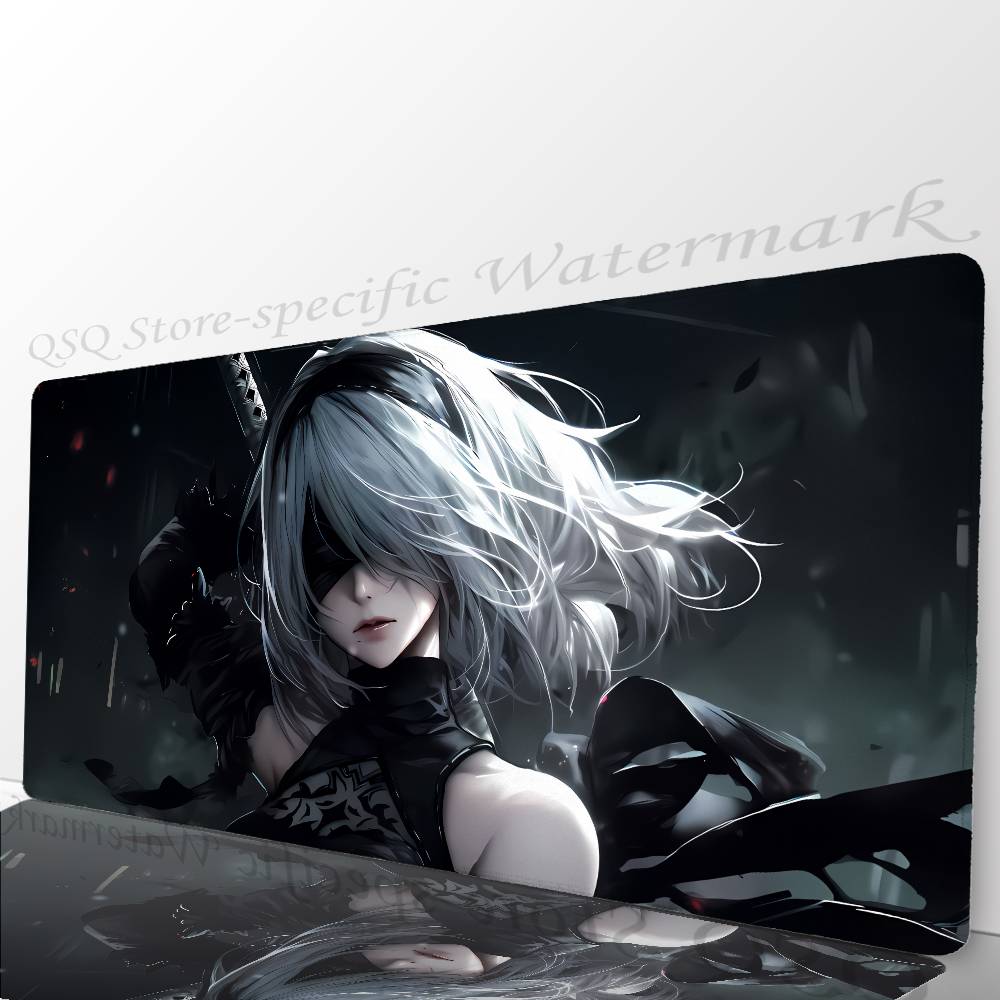Nier Automata Аниме Игра-файтинг Коврик для мыши Коврик для стола С ковриком Игровые аксессуары Prime Gaming XXL Коврик для клавиатуры Набивка M
