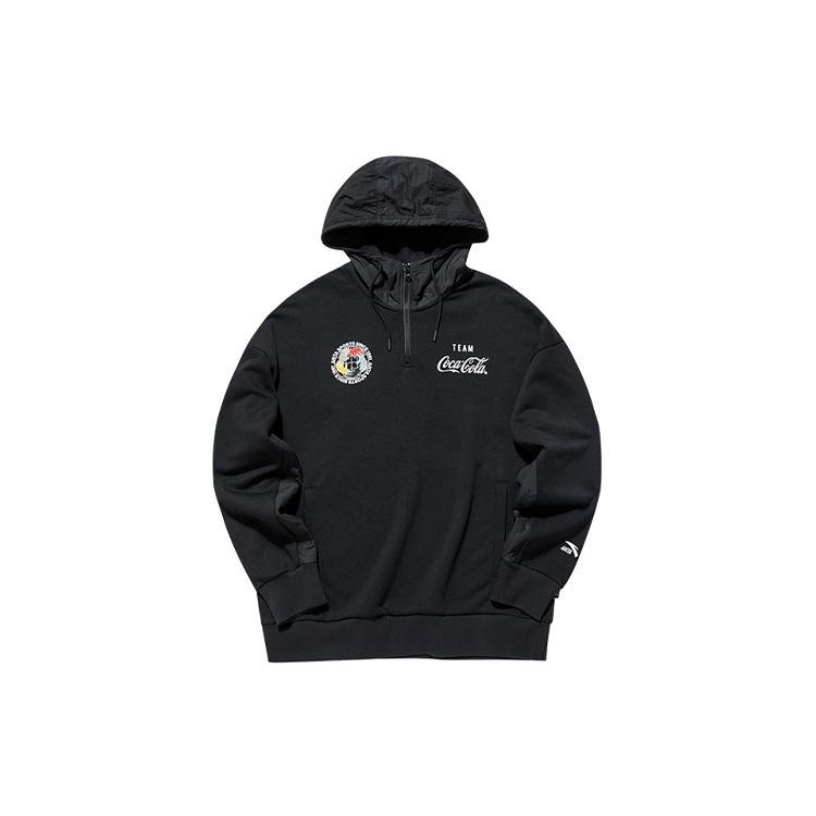 ANTA X Coca Cola Life Collection Sweatshirts Men's Black Hooded Moderate Regular 952139711-4