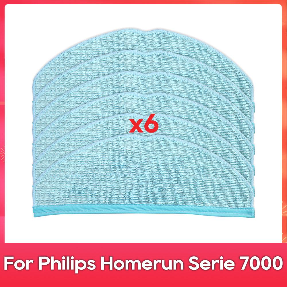 Fit For ( Philips Homerun Serie 7000, XU7100/01, XU7100/02 ) Part Accessory Filter Main Side Brush Mop Robot Vacuum Cleaner Kit