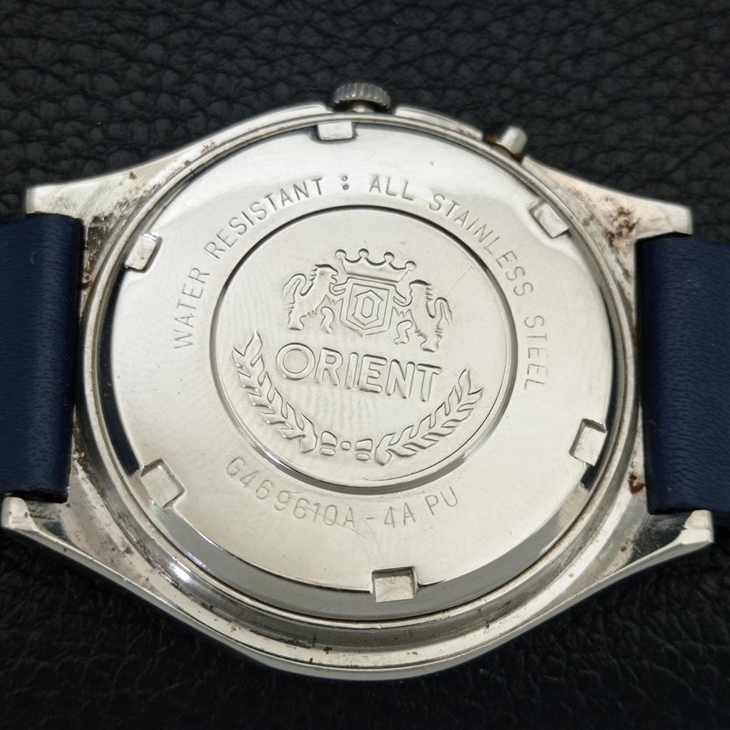 РЕДКИЕ ВИНТАЖНЫЕ АВТОМАТИЧЕСКИЕ ЧАСЫ ORIENT 46941 ЯПОНИЯ МУЖСКИЕ ОРИГИНАЛЬНЫЙ ЦИФЕРБЛАТ a704901-1