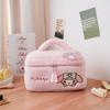 Плюшевая косметичка Sanrio Куроми Синнаморолл Моя Мелоди Хелло Китти Портативная косметичка Милый ручной мешочек для хранения Кавайные подарки