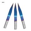 10Pcs box 3.175 Blue Plating Tungsten Steel Engraving Tool CNC Carving Tool (20 degrees *0.1)