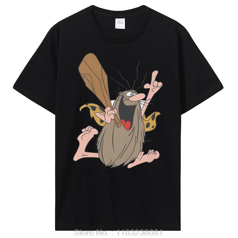 Hanna Barbera Graphic TShirt Captain CaveUnisex Cavey 1980s Cartoon Printing Tops Leisure T Shirt Unisex Cotton Tee Special Gift