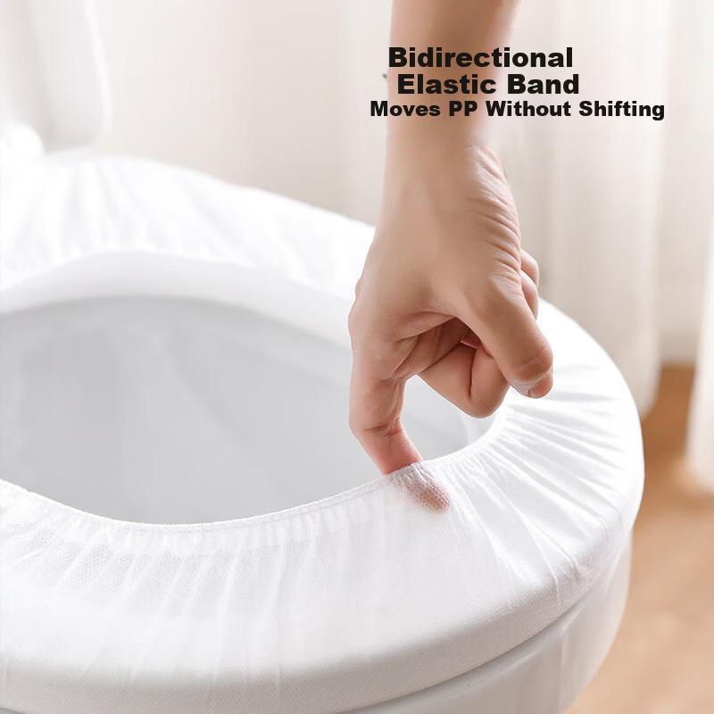 Jinghui Sichuang Disposable Toilet Seat Covers 30-Pack Universal Waterproof Travel Hotel Sanitary Toilet Seat Covers with Individual Packaging
